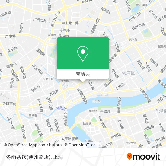 冬雨茶饮(通州路店)地图
