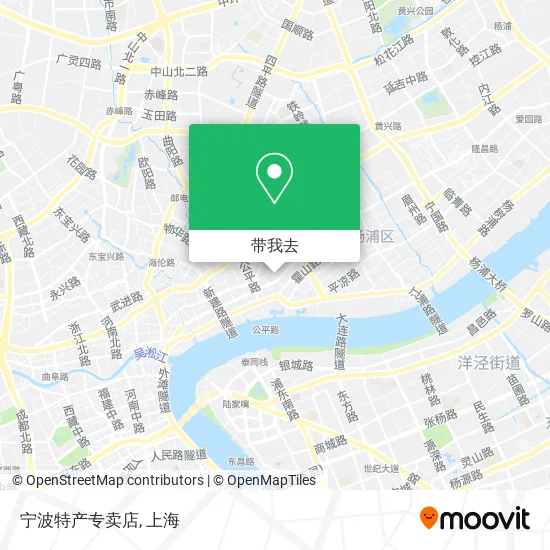 宁波特产专卖店地图