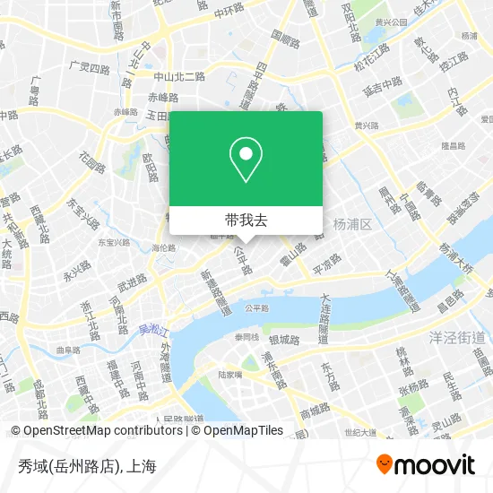 秀域(岳州路店)地图
