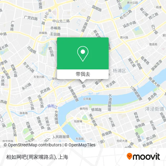 相如网吧(周家嘴路店)地图
