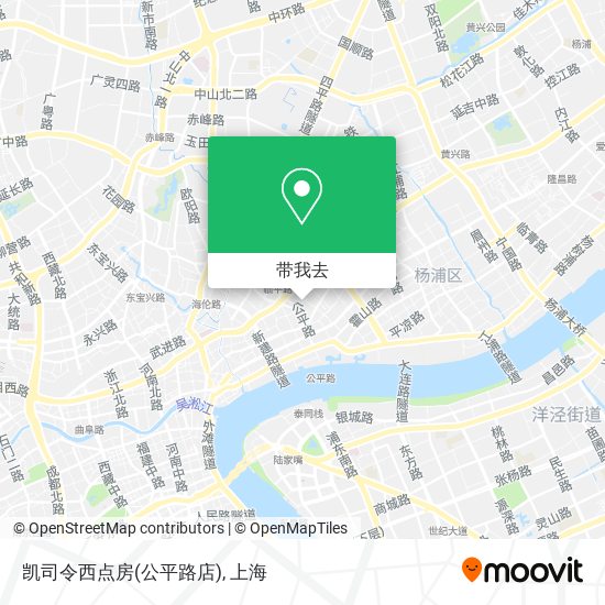 凯司令西点房(公平路店)地图