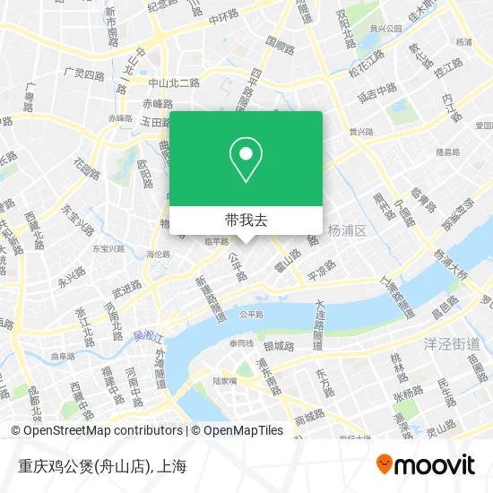 重庆鸡公煲(舟山店)地图