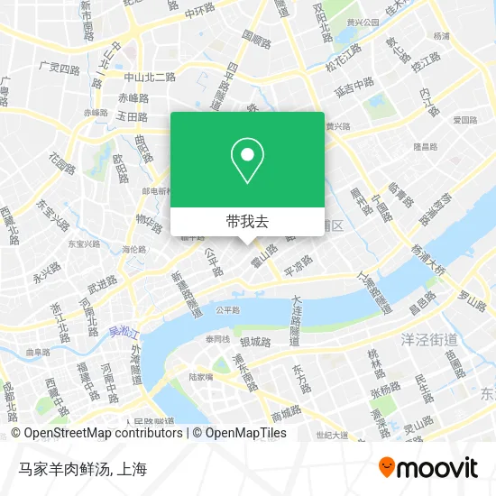 马家羊肉鲜汤地图