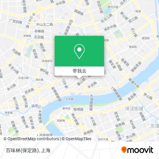 百味林(保定路)地图
