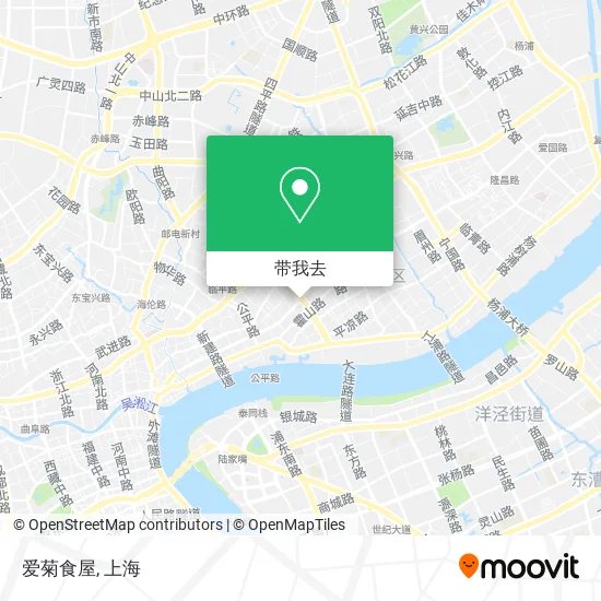爱菊食屋地图