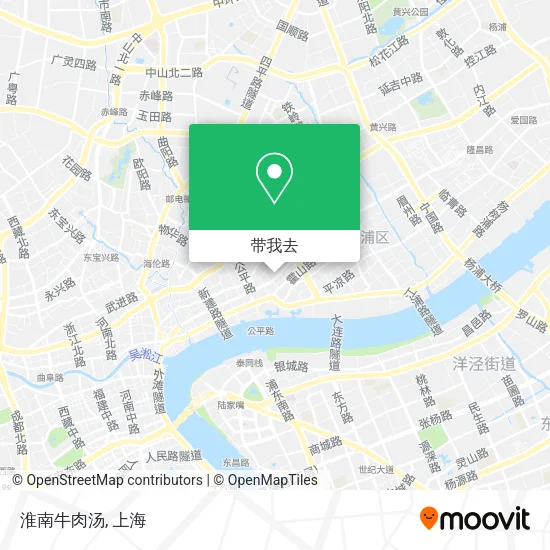 淮南牛肉汤地图