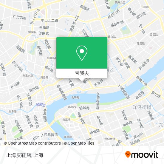 上海皮鞋店地图
