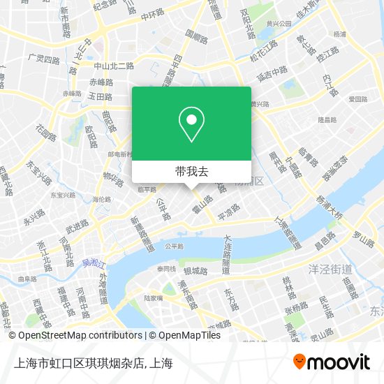上海市虹口区琪琪烟杂店地图