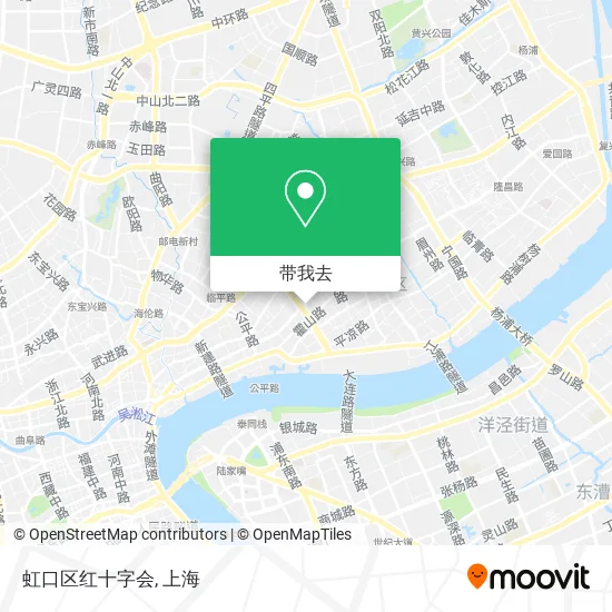 虹口区红十字会地图