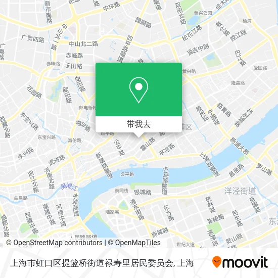 上海市虹口区提篮桥街道禄寿里居民委员会地图