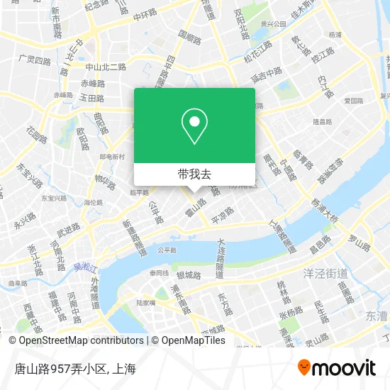 唐山路957弄小区地图