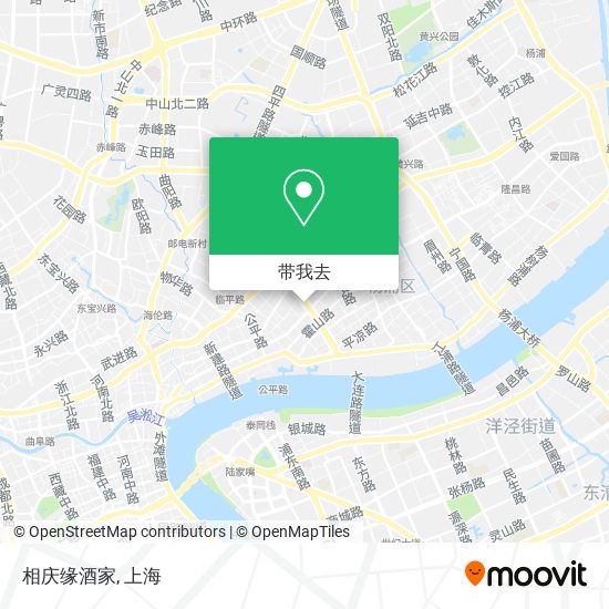 相庆缘酒家地图