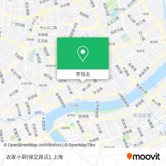 农家小厨(保定路店)地图