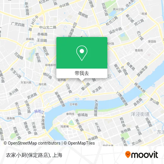 农家小厨(保定路店)地图