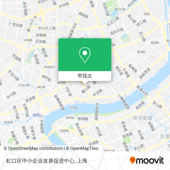 虹口区中小企业发展促进中心地图