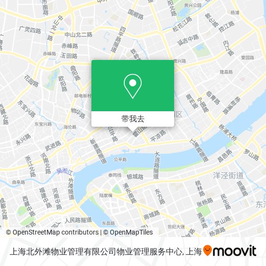 上海北外滩物业管理有限公司物业管理服务中心地图