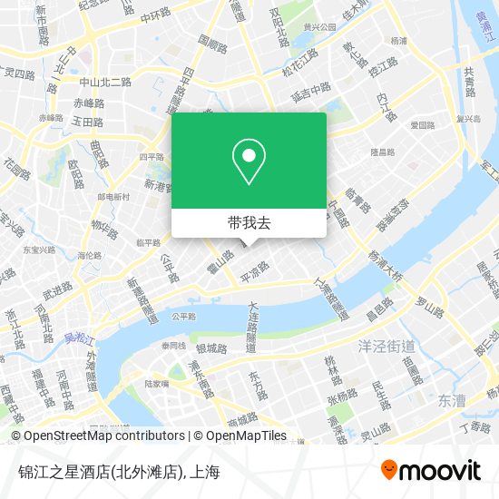 锦江之星酒店(北外滩店)地图