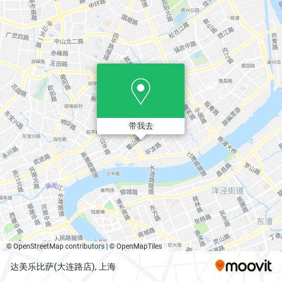 达美乐比萨(大连路店)地图