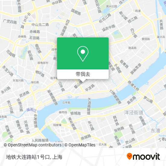 地铁大连路站1号口地图