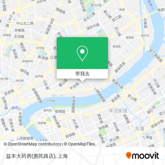 益丰大药房(惠民路店)地图