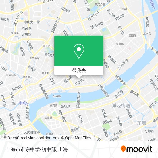 上海市市东中学-初中部地图