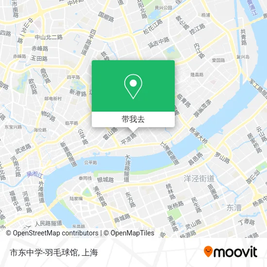 市东中学-羽毛球馆地图