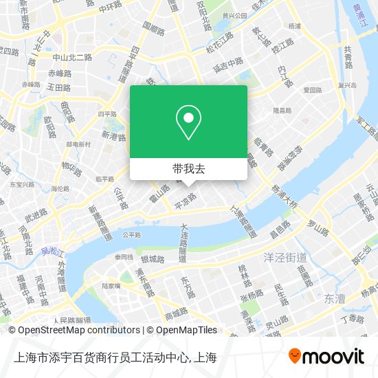 上海市添宇百货商行员工活动中心地图