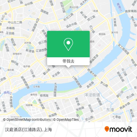 汉庭酒店(江浦路店)地图