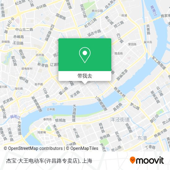 杰宝·大王电动车(许昌路专卖店)地图