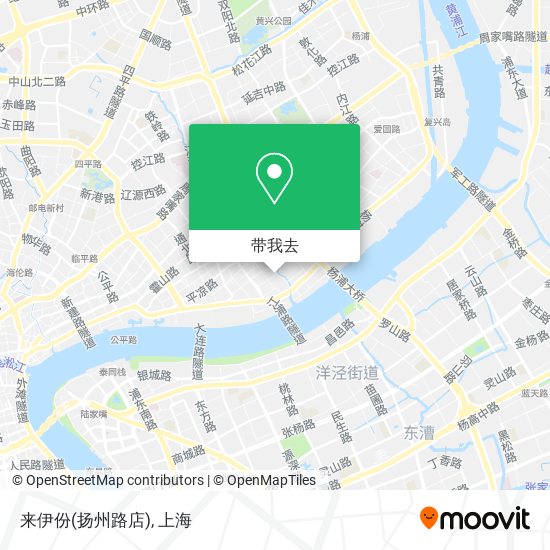 来伊份(扬州路店)地图