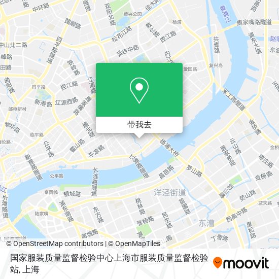 国家服装质量监督检验中心上海市服装质量监督检验站地图