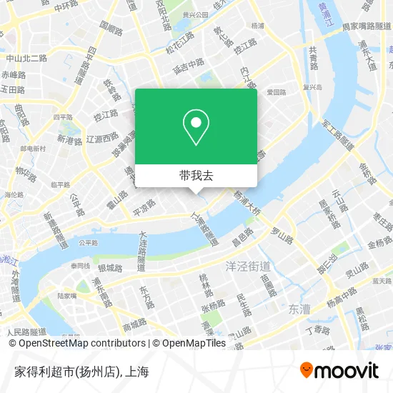 家得利超市(扬州店)地图