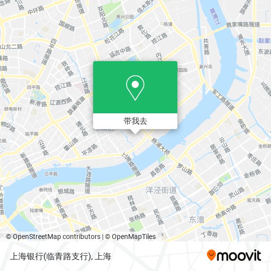 上海银行(临青路支行)地图