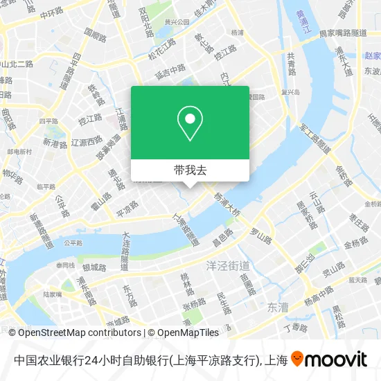 中国农业银行24小时自助银行(上海平凉路支行)地图
