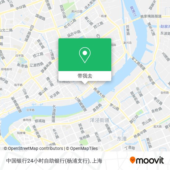 中国银行24小时自助银行(杨浦支行)地图