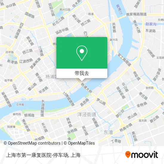 上海市第一康复医院-停车场地图