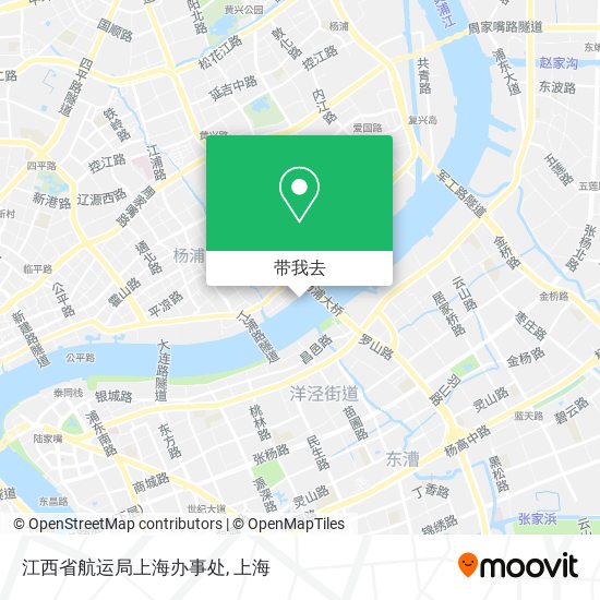江西省航运局上海办事处地图