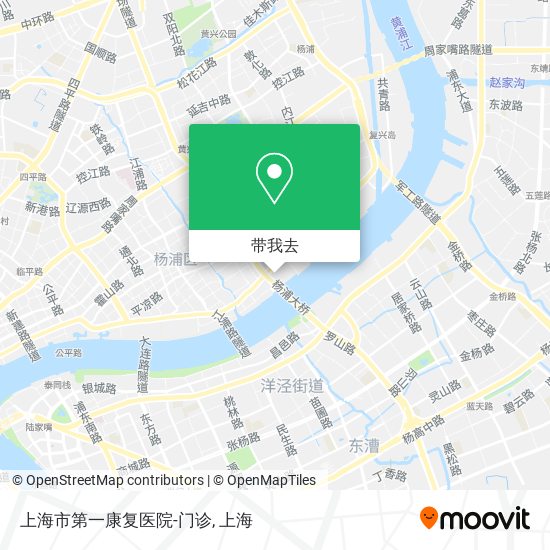 上海市第一康复医院-门诊地图