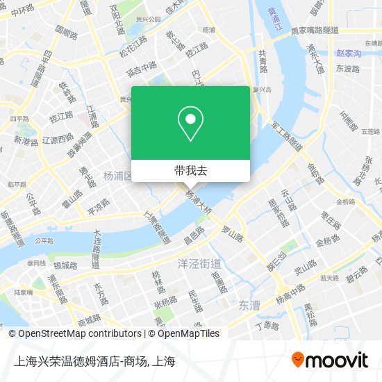 上海兴荣温德姆酒店-商场地图