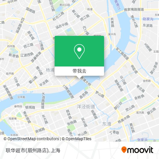 联华超市(眉州路店)地图