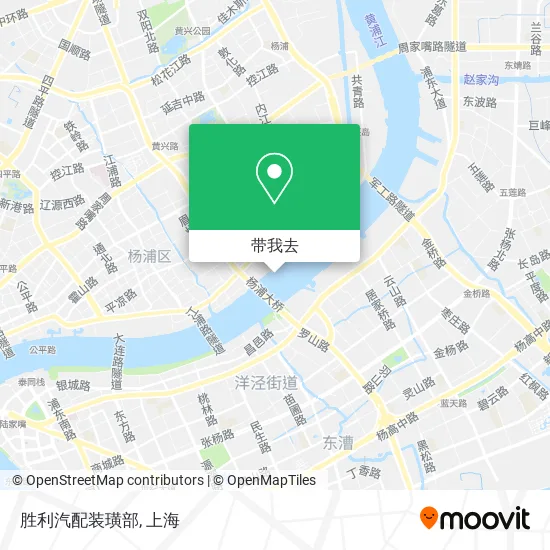胜利汽配装璜部地图