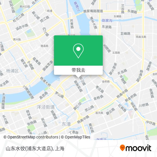 山东水饺(浦东大道店)地图