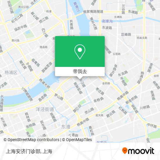 上海安济门诊部地图