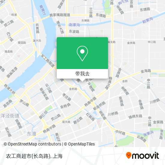 农工商超市(长岛路)地图
