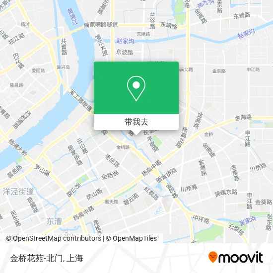 金桥花苑-北门地图