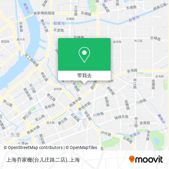 上海乔家栅(台儿庄路二店)地图