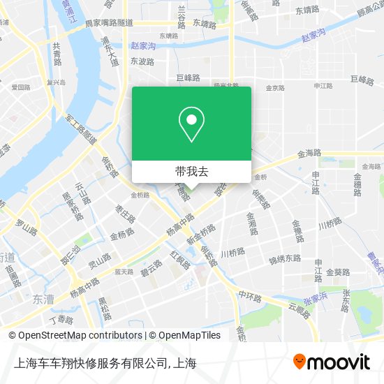 上海车车翔快修服务有限公司地图