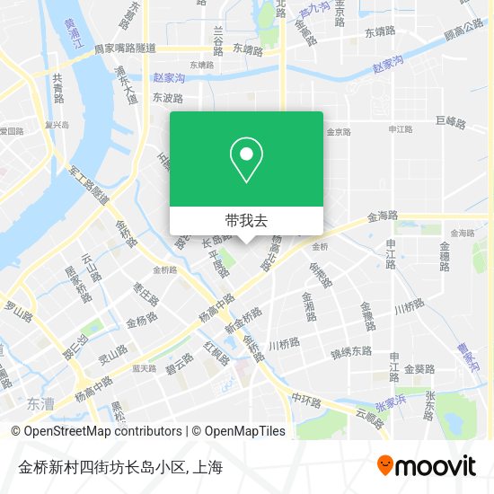 金桥新村四街坊长岛小区地图