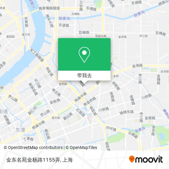 金东名苑金杨路1155弄地图