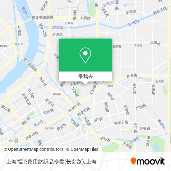 上海福沁家用纺织品专卖(长岛路)地图